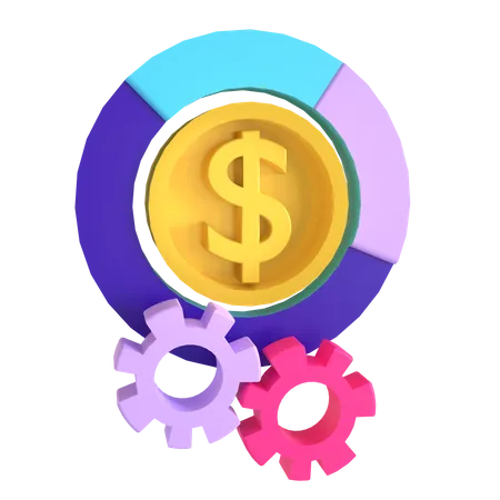 Analyse financière  3D Icon