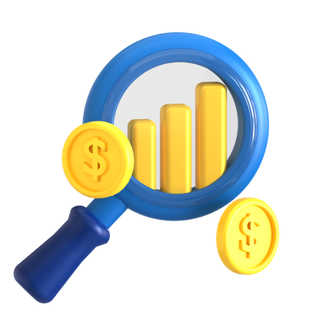 Analyse financière  3D Icon
