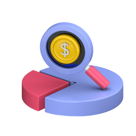 Analyse financière  3D Icon