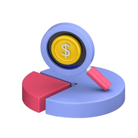 Analyse financière  3D Icon