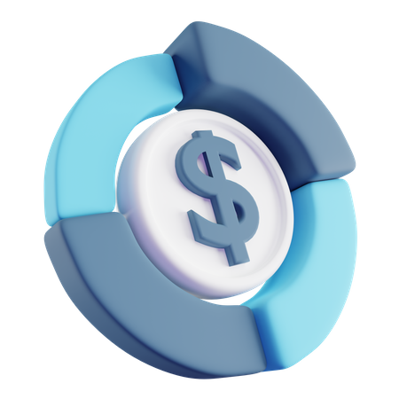 Analyse financière  3D Icon