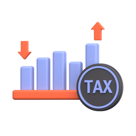 Analyse fiscale  3D Icon