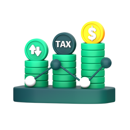 Analyse fiscale  3D Icon