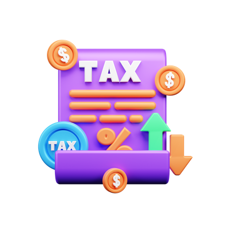 Analyse fiscale  3D Icon