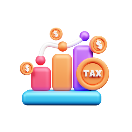 Analyse fiscale  3D Icon