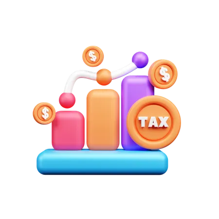 Analyse fiscale  3D Icon