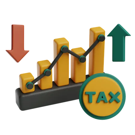 Analyste fiscal  3D Icon