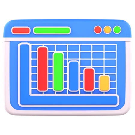 Analysediagramm  3D Icon