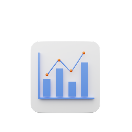 Analysediagramm  3D Illustration