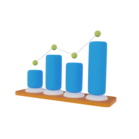 Analysediagramm  3D Icon