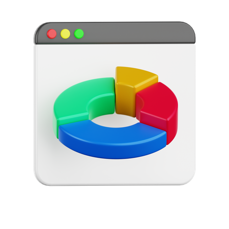 Graphique d'analyse  3D Icon