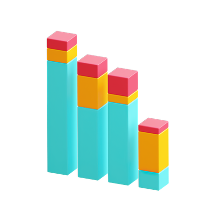 Graphique d'analyse  3D Illustration