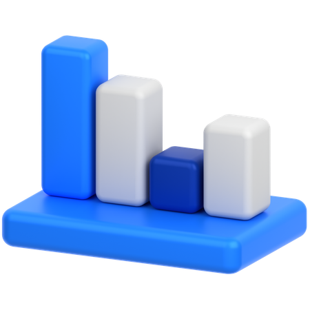Analyse de diagramme à barres  3D Icon