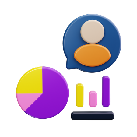 Analyse des RH  3D Icon