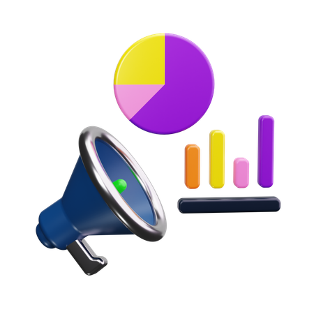 Analyse marketing  3D Icon