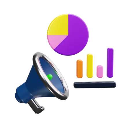 Analyse marketing  3D Icon