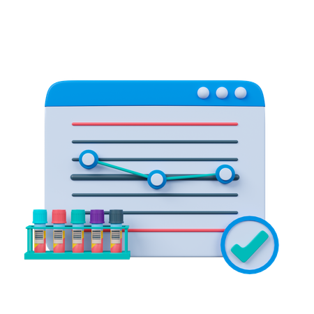 Analyse médicale  3D Icon