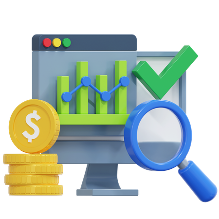 Analyse numérique  3D Icon