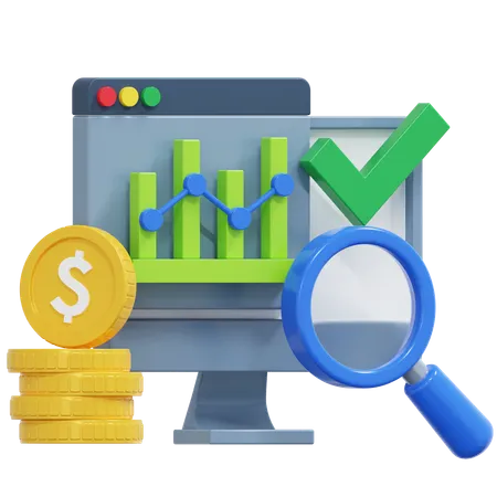 Analyse numérique  3D Icon