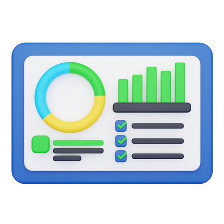 Analysepräsentation  3D Icon