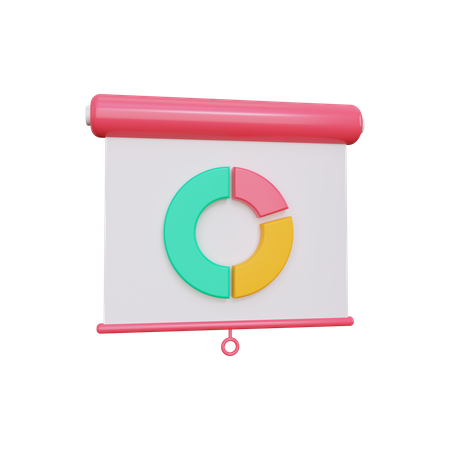 Analysepräsentation  3D Illustration