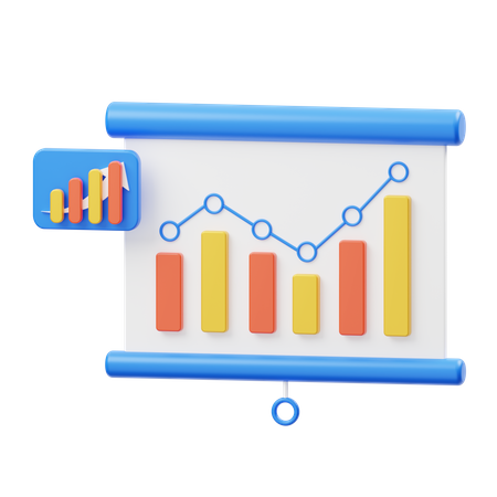 Analysepräsentation  3D Icon