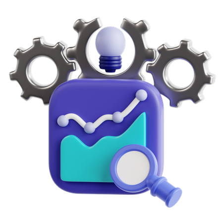 Analyses prédictives  3D Icon