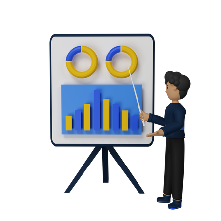 Présentation de l'analyse  3D Illustration