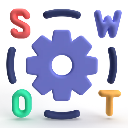 Analyse SWOT  3D Icon