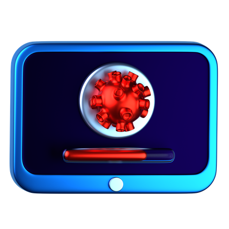 Analyse antivirus  3D Icon