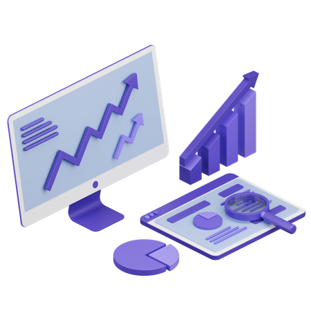 Analyse Web  3D Icon