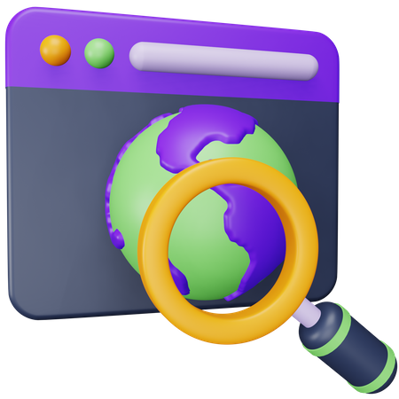 Analyse Web  3D Icon
