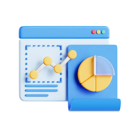 Analyse-Website  3D Icon