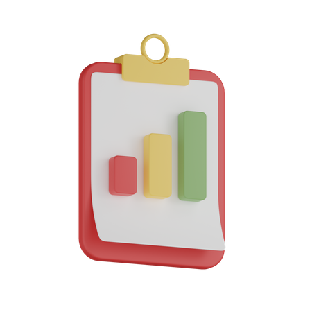 Analyse Zwischenablage  3D Icon