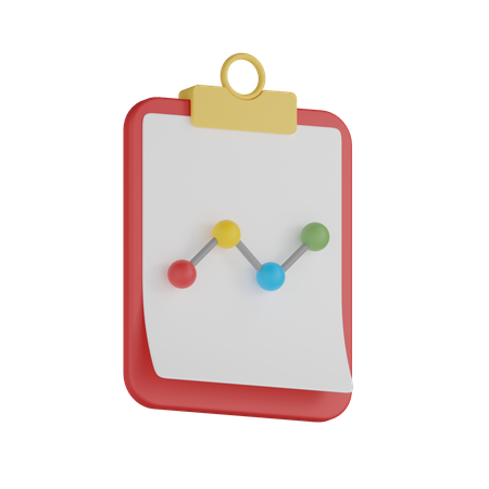 Analyse Zwischenablage  3D Icon