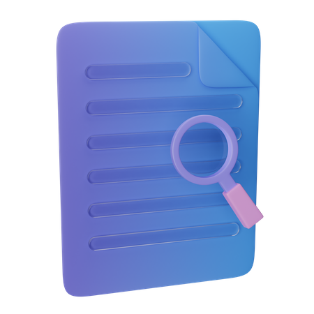 Analysepapier  3D Icon