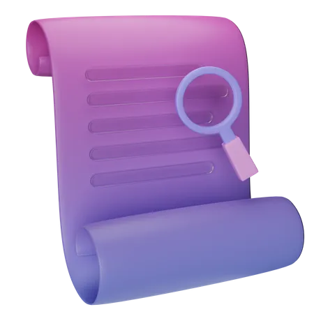Analysepapier  3D Icon