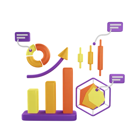 Analytique  3D Icon