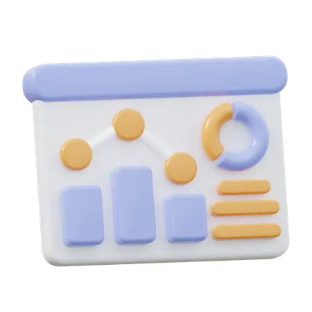 Analytique  3D Icon