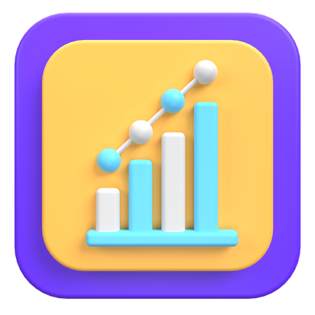 Analyse de marché  3D Icon