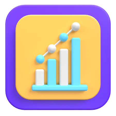 Analyse de marché  3D Icon