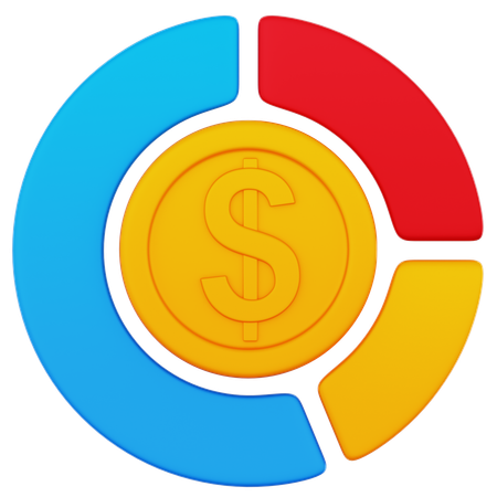 Analyse financière  3D Icon