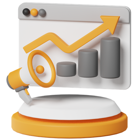 Analyse marketing  3D Icon