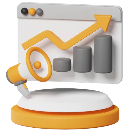 Analyse marketing  3D Icon