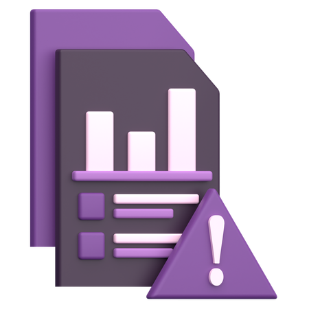 Analysis Alert  3D Icon
