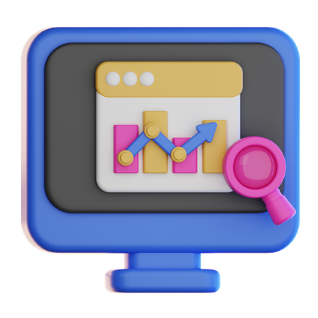 Analysis Chart  3D Icon