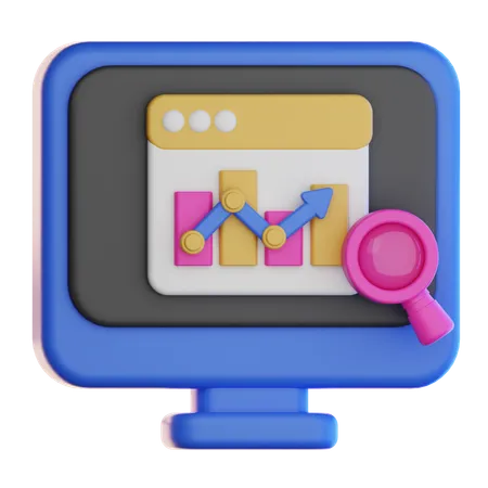 Analysis Chart  3D Icon