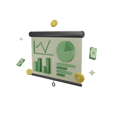 Analysis Chart  3D Icon