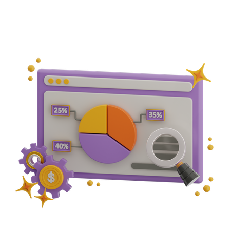 Analysis Chart  3D Icon