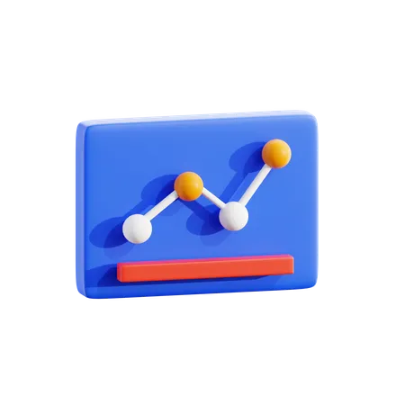 Analysis chart  3D Icon